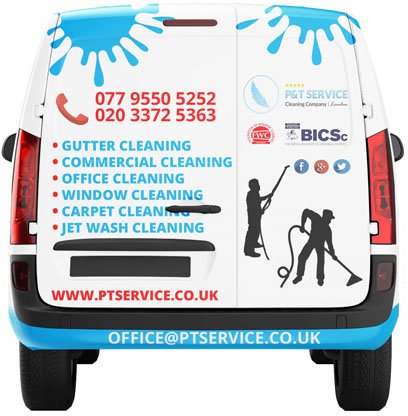 our window cleaning van